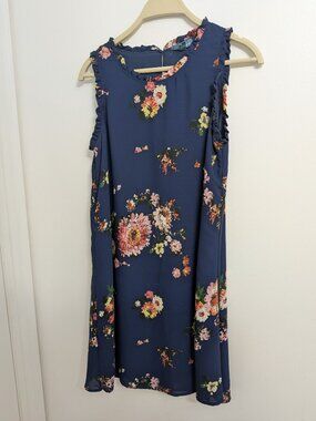 Fleur Bleue Floral Print Top - Size 4